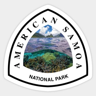 National Park of American Samoa shield Sticker